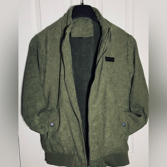 Corduroy Bomber Jacket - Forest - M - Picture 3 of 5